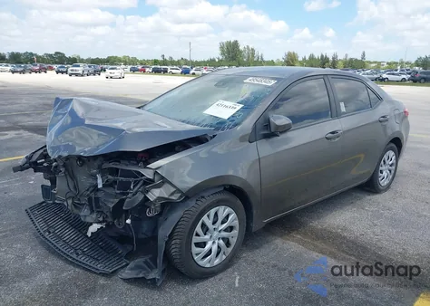 2019 Toyota Corolla Le из США, поврежденный, VIN 5YFBURHE6KP876601